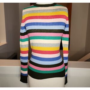 English Factory Multicolor Striped Sweater Size S NWT